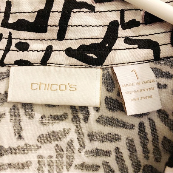 Chico’s Blazer Jacket neutrals, size 1 - Picture 4 of 8